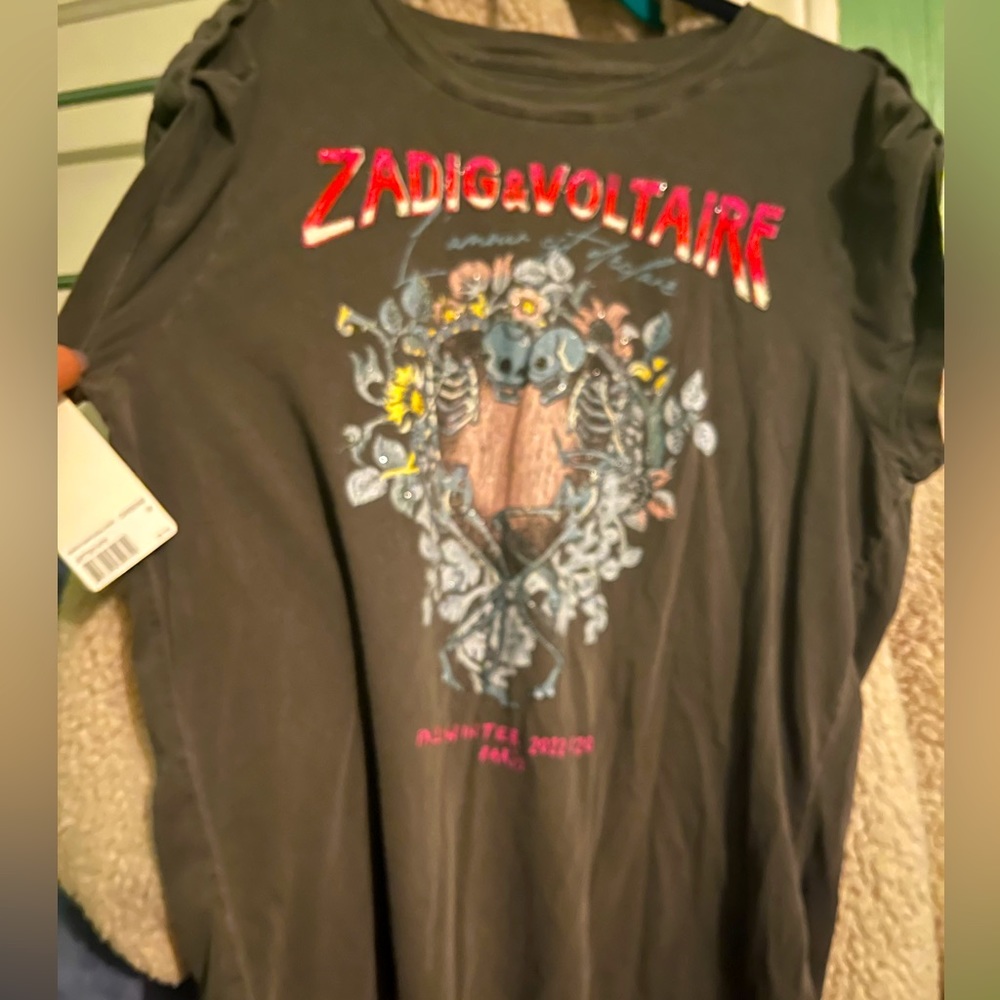 Zadig and Voltiere graphic tee medium